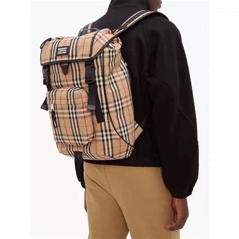 burberry econyl backpack|Men’s Designer Backpacks .